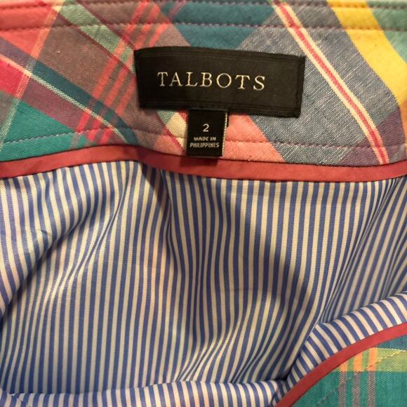 Talbots plaid mini skirt - Picture 3 of 4